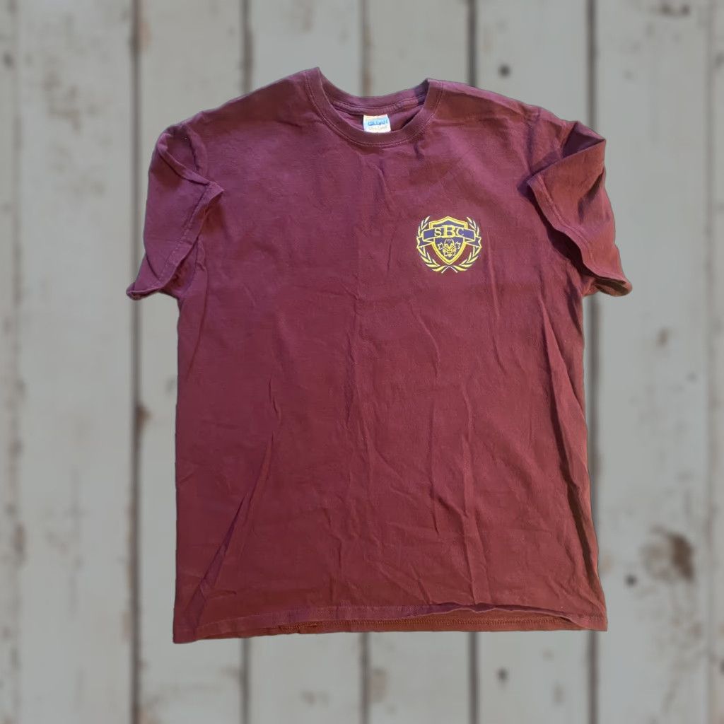 Gildan Gildan Mens Red T-Shirt Crew Neck Beer Theme College Loyola Marymount University Student Brewing Club Short Sleeve Large Size US L / EU 52-54 / 3 - 1 Thumbnail