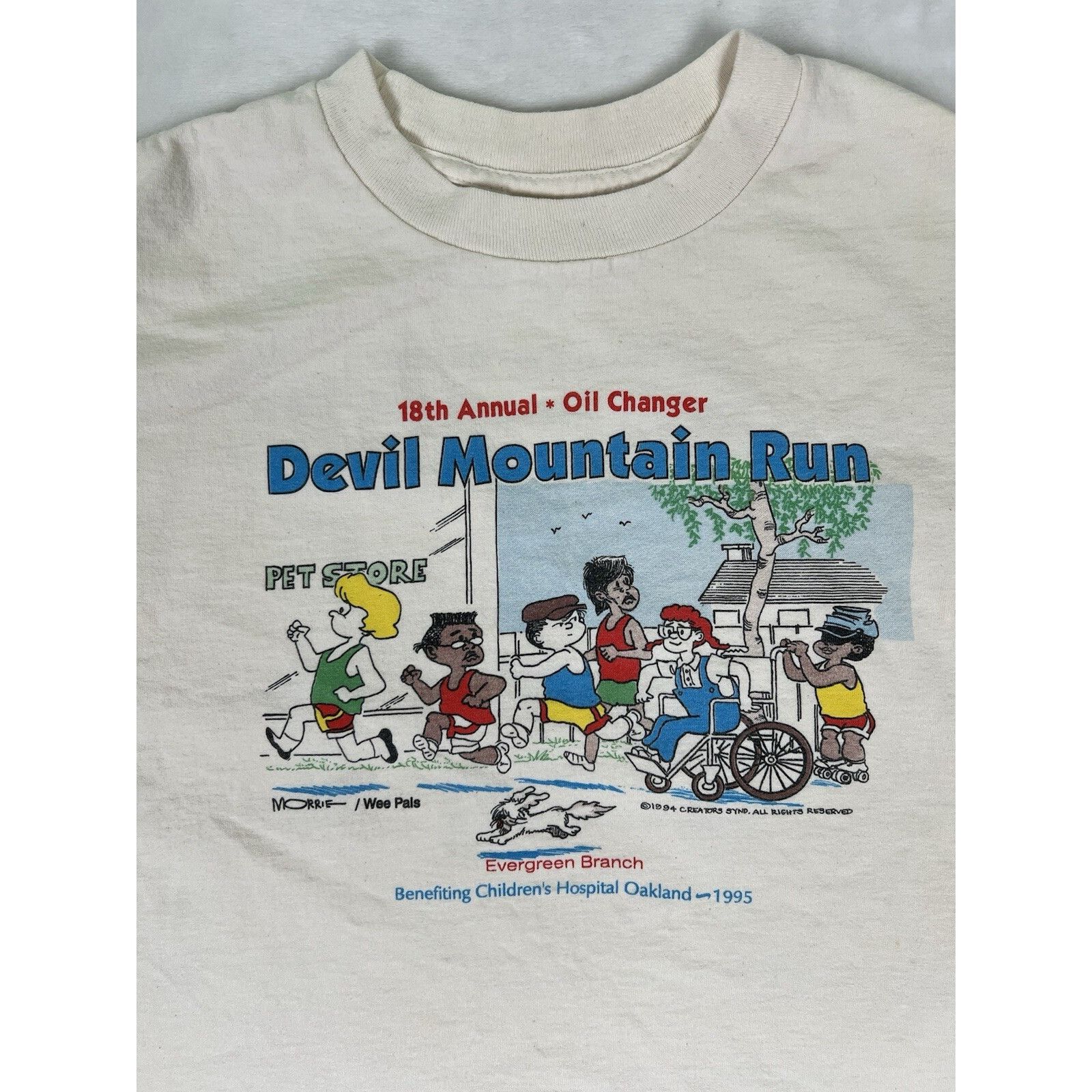 Vintage Vintage Devil Mountain Run T-Shirt Morrie Wee Pals Comic Art Size US L / EU 52-54 / 3 - 2 Thumbnail