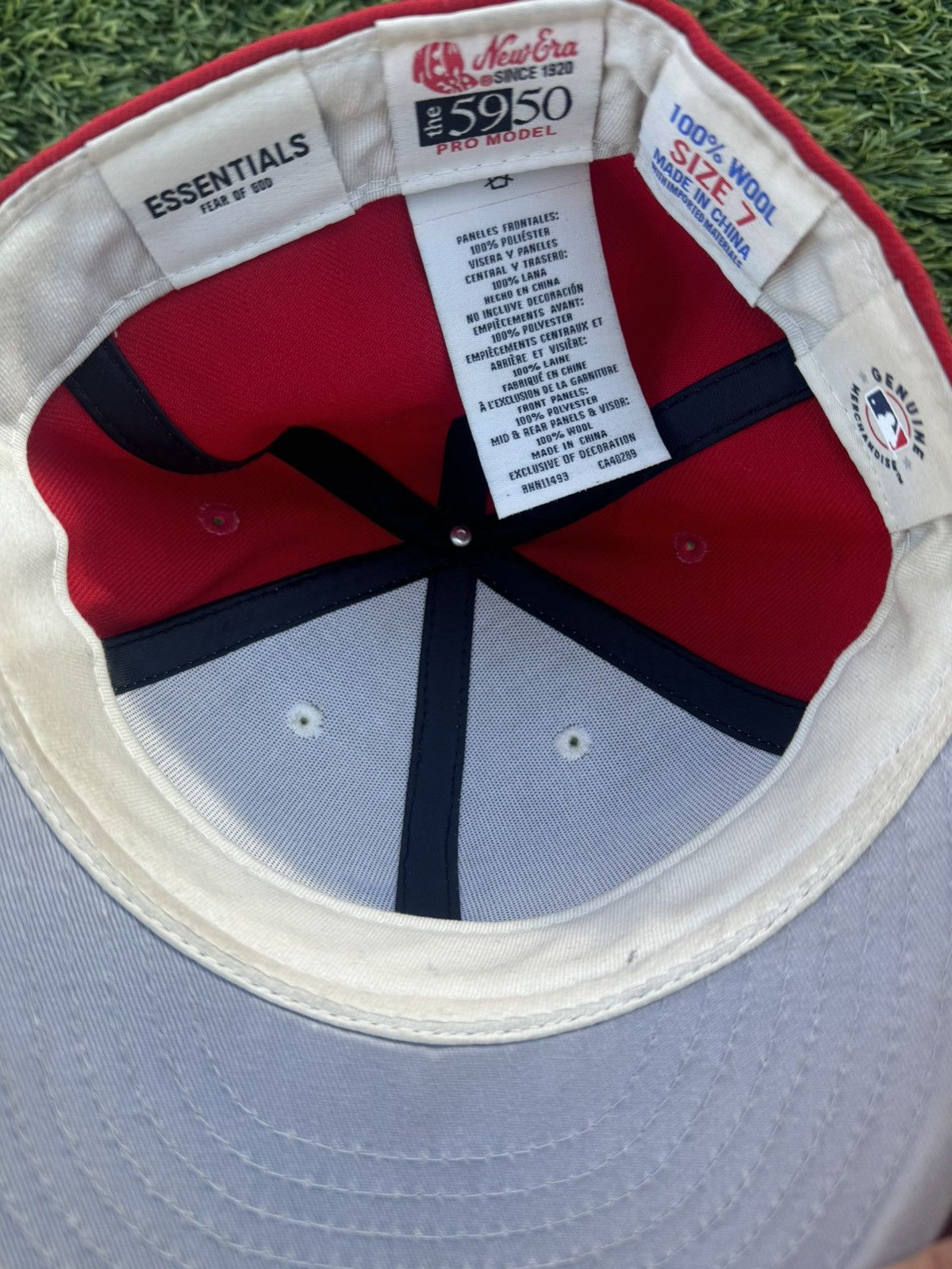 Fear of God × MLB × New Era Fear Of God x New Era MLB Fitted Red/White Size 7 Size ONE SIZE - 4 Thumbnail