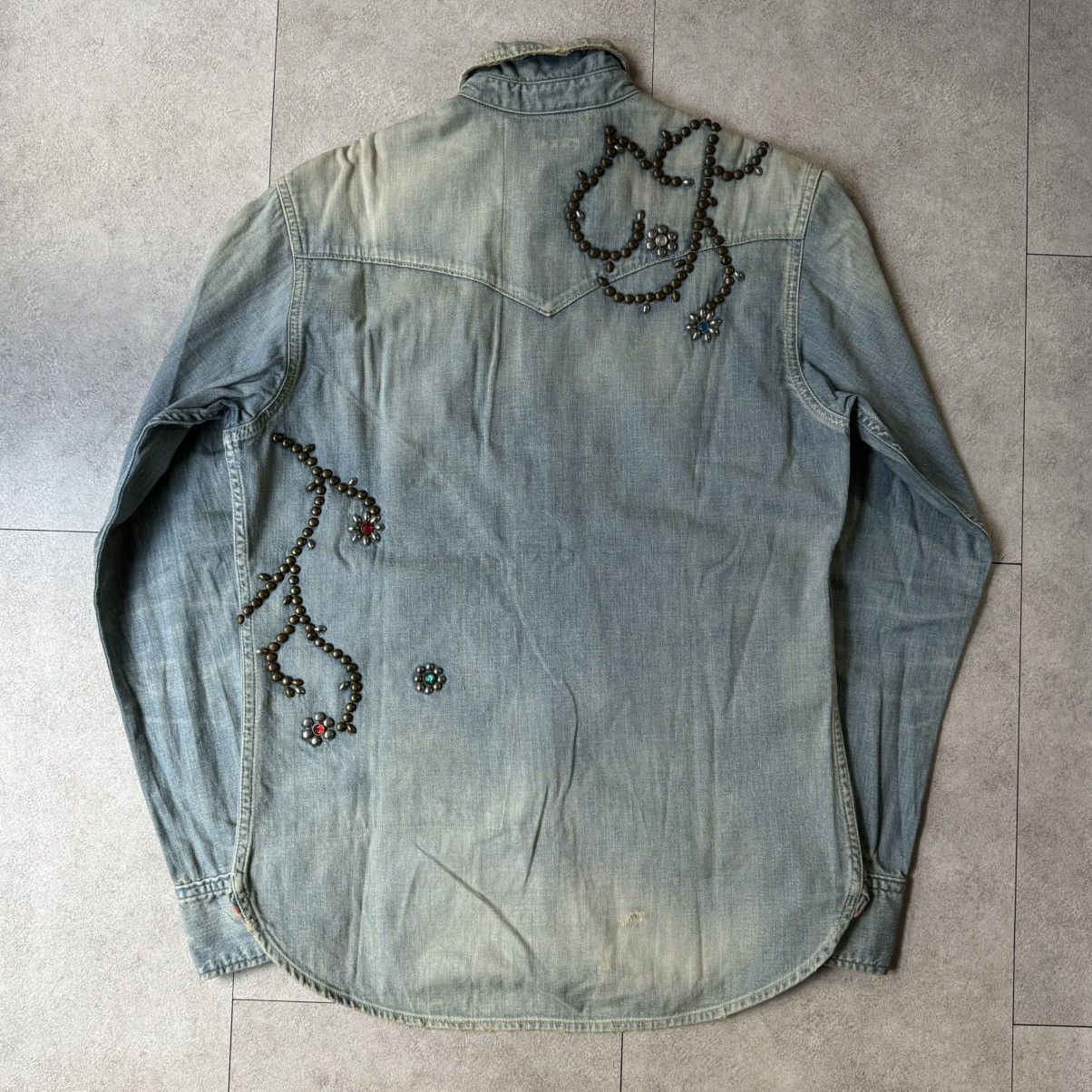 Kapital × Kapital Kountry Kapital Kountry Studed Denim Shirts Size US M / EU 48-50 / 2 - 2 Thumbnail