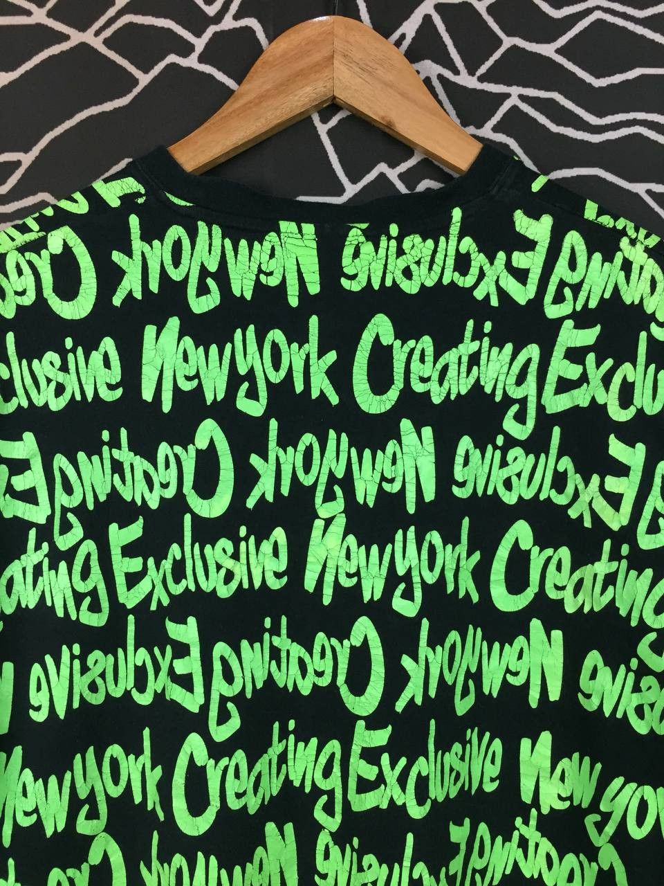 Vintage Creating Exclusive NYC All Over Print Long Sleeve Tee Size US XXL / EU 58 / 5 - 9 Thumbnail