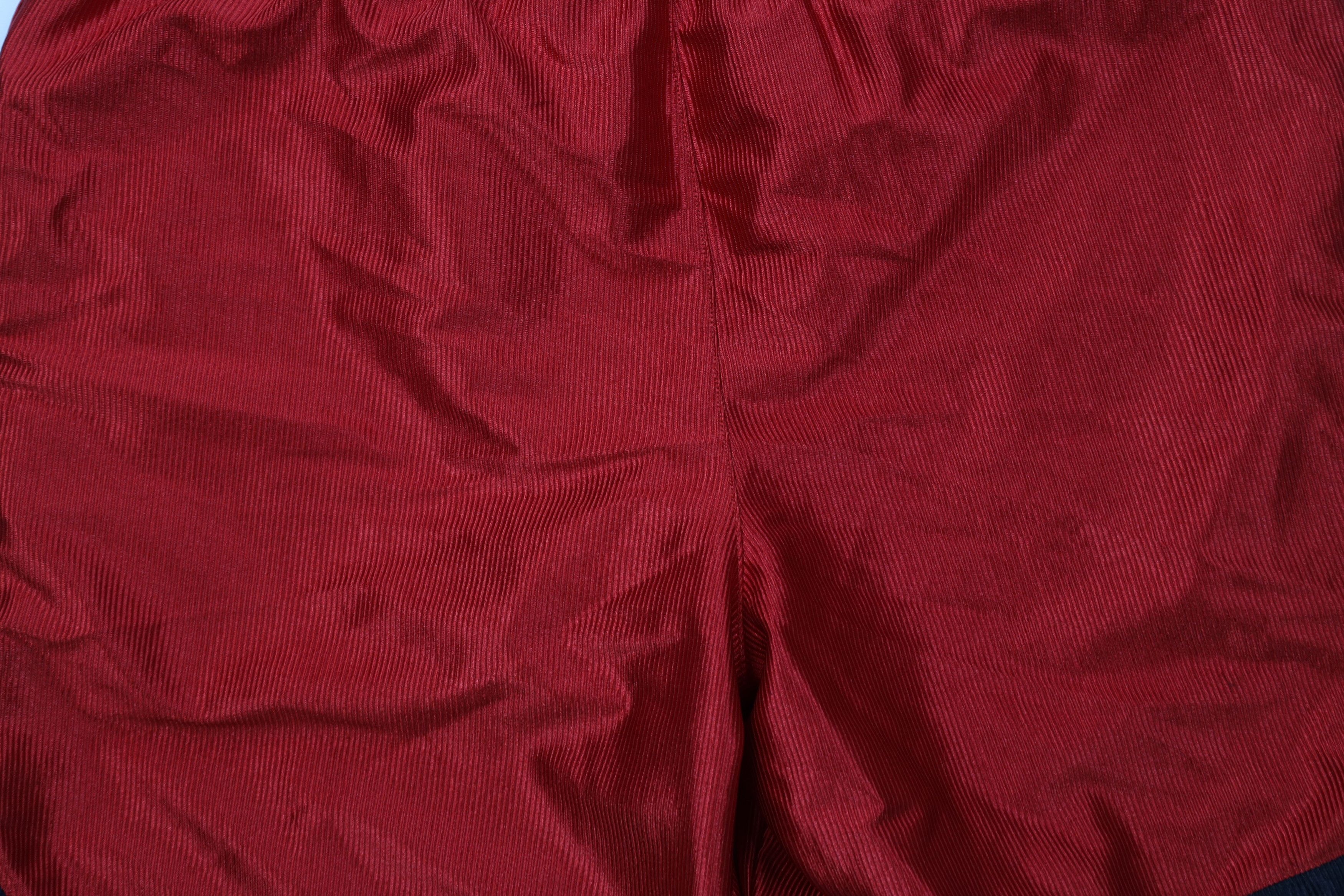 Nike Vintage Nike Scott Mini Swoosh Dazzle Basketball Shorts Red Size US 34 / EU 50 - 10 Thumbnail