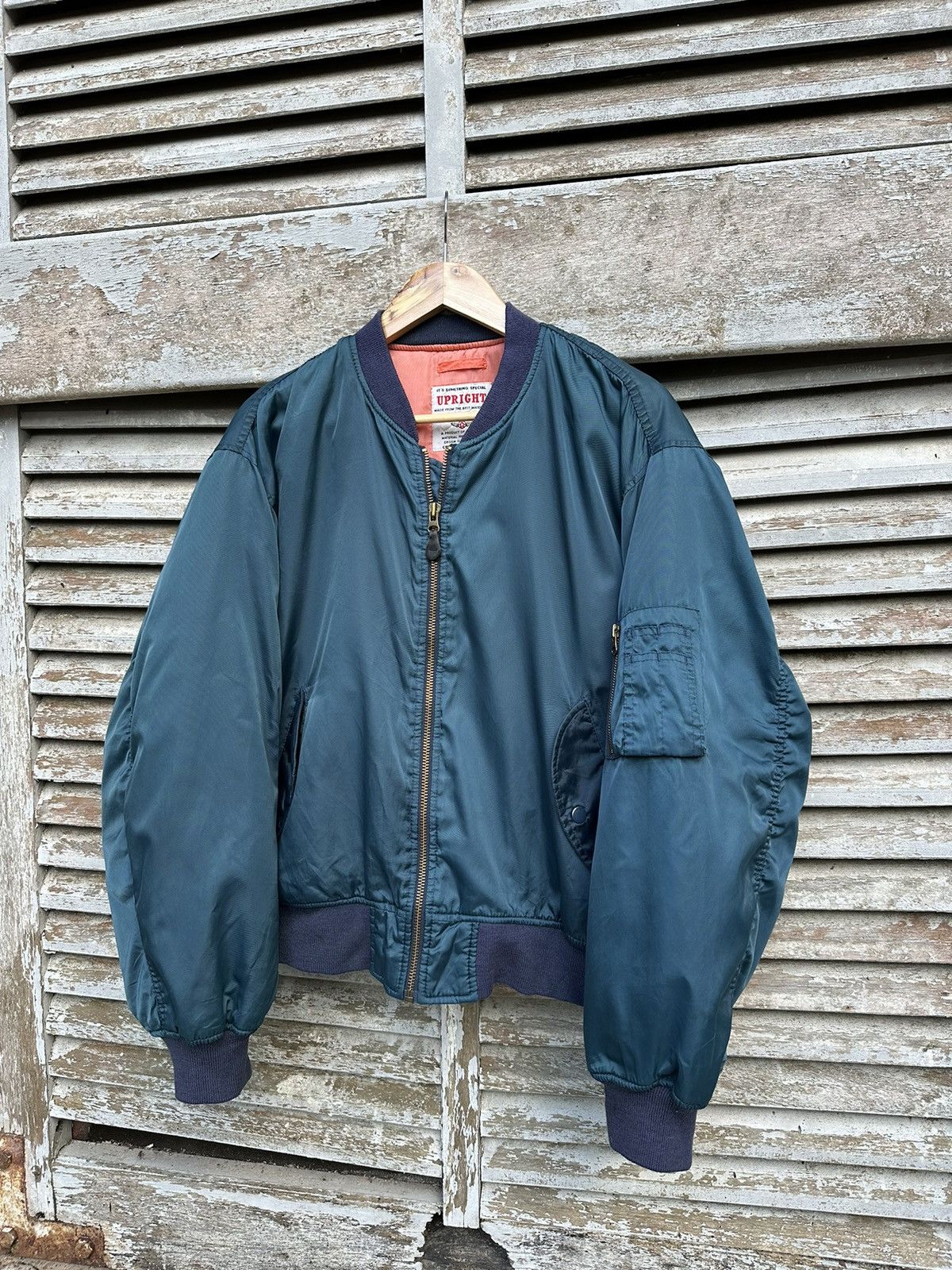 Vintage 🪖Vintage MA-1 Man Intermediate Upright Bomber Jacket Size US M / EU 48-50 / 2 - 1 Thumbnail