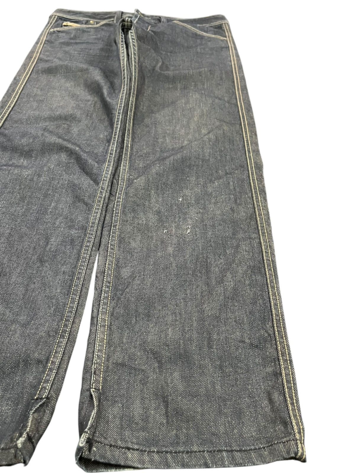 Diesel × Diesel Black Gold Vintage Diesel Dughan Punk AvantGarde Denim Size US 33 - 4 Thumbnail