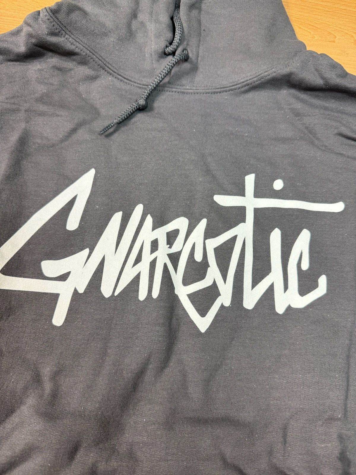 Gnarcotic × Vintage Gnarcotic Lil Gnar Logo Hoodie Black/White Medium Size US M / EU 48-50 / 2 - 3 Thumbnail