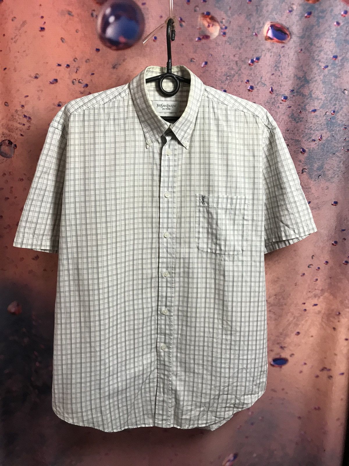 Yves Saint Laurent Vintage YSL Yves saint Lauren luxury shirt Size US M / EU 48-50 / 2 - 1 Thumbnail