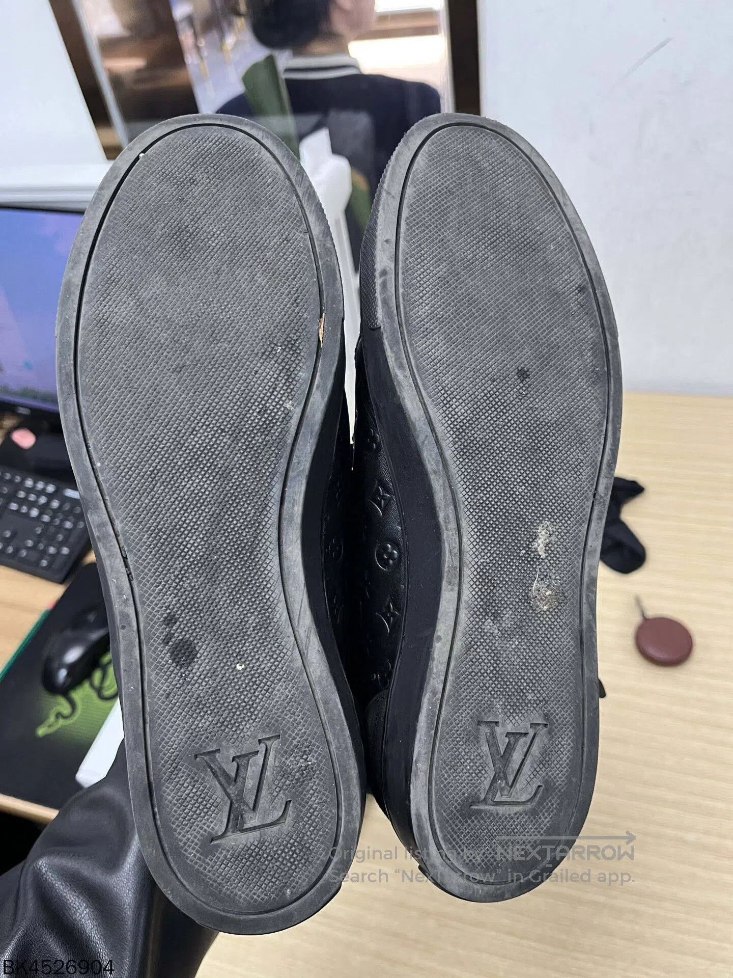 Louis Vuitton louis vuitton high-top leather sneakers size 37. Size US 5 / EU 37 - 3 Thumbnail