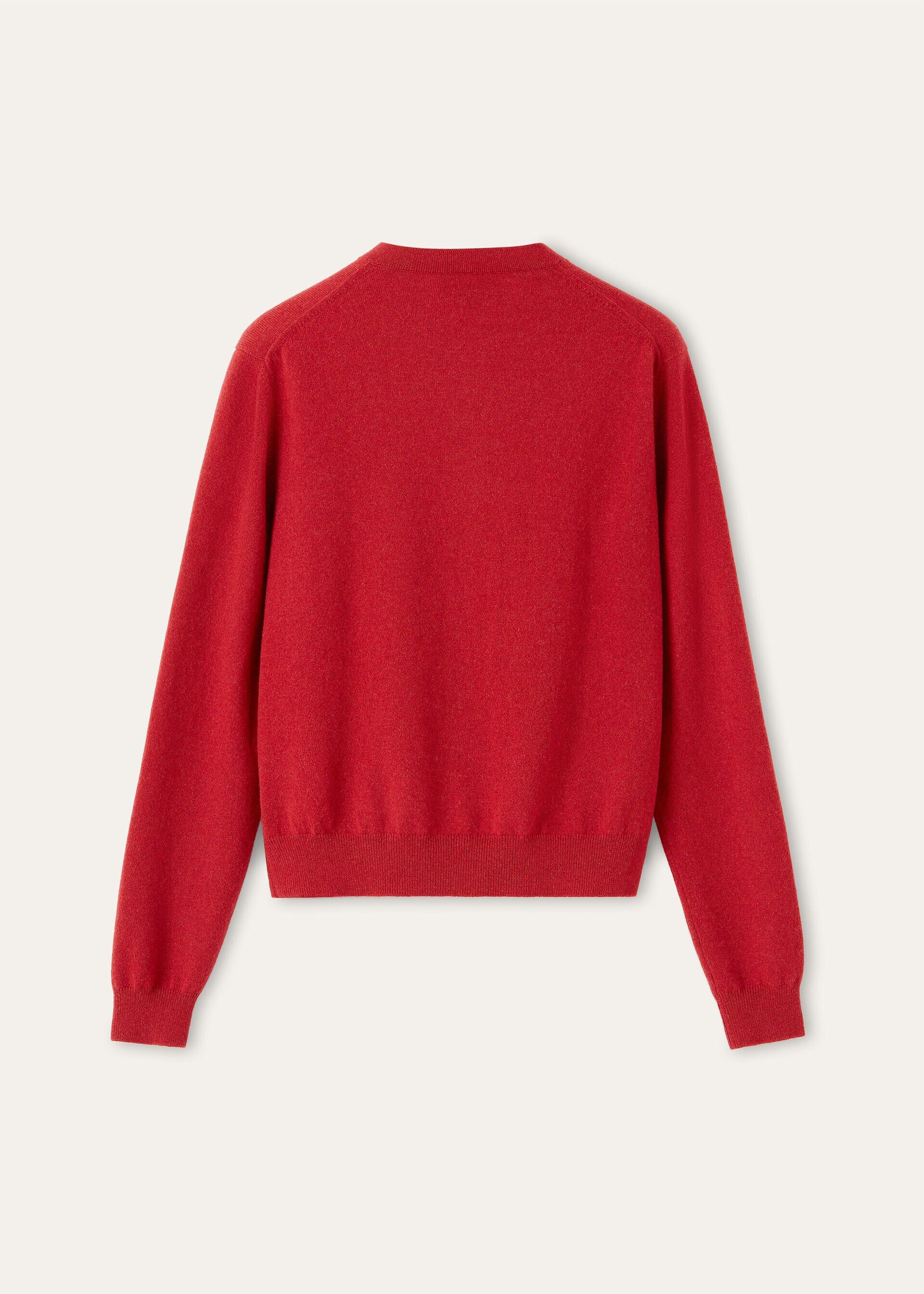 Loro Piana os11x0326 FAQ8645 Classic Cardigan in Fiery Aura Melange Size L / US 10 / IT 46 - 6 Thumbnail
