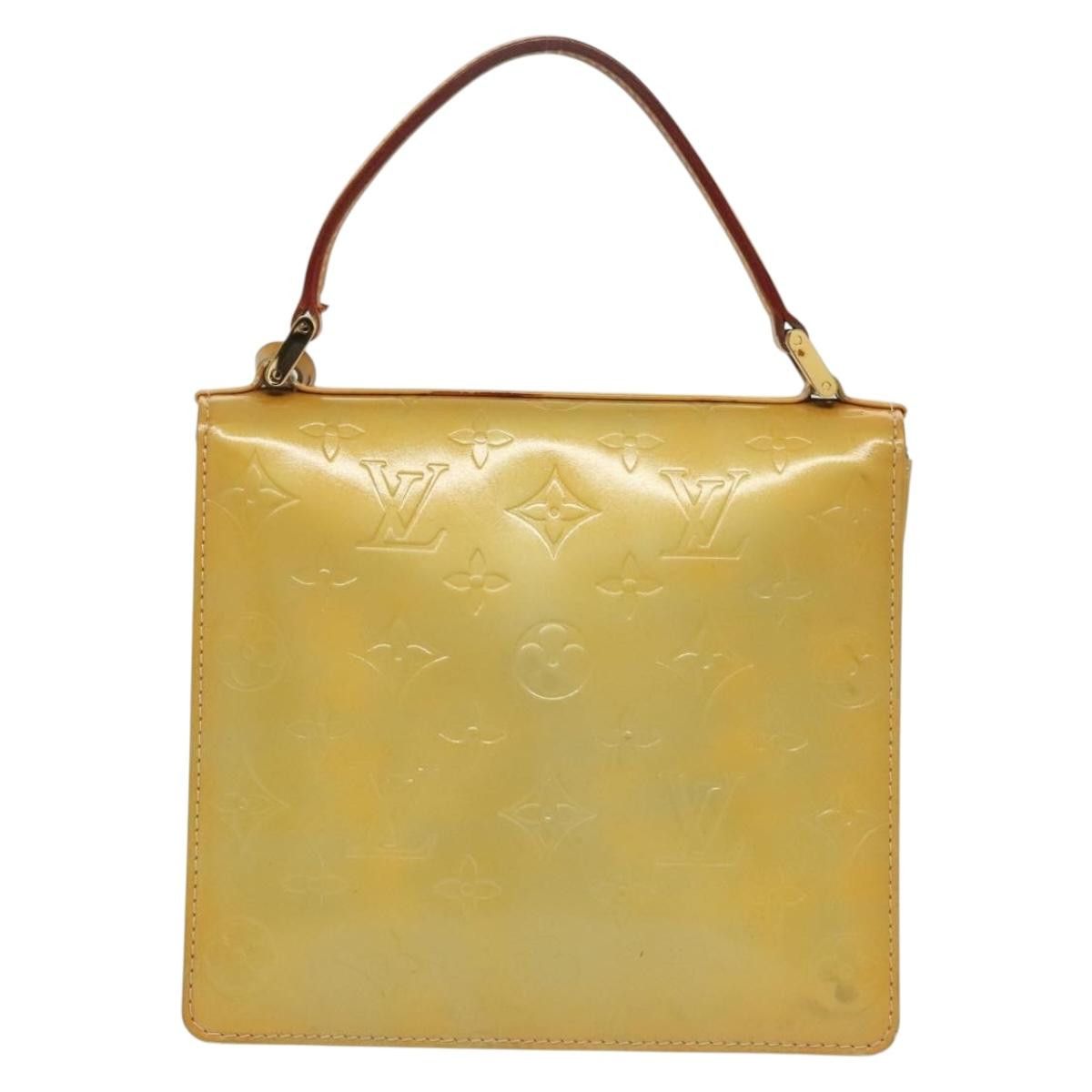 Louis Vuitton LOUIS VUITTON Monogram Vernis Spring Street Hand Bag Gris Size ONE SIZE - 2 Thumbnail