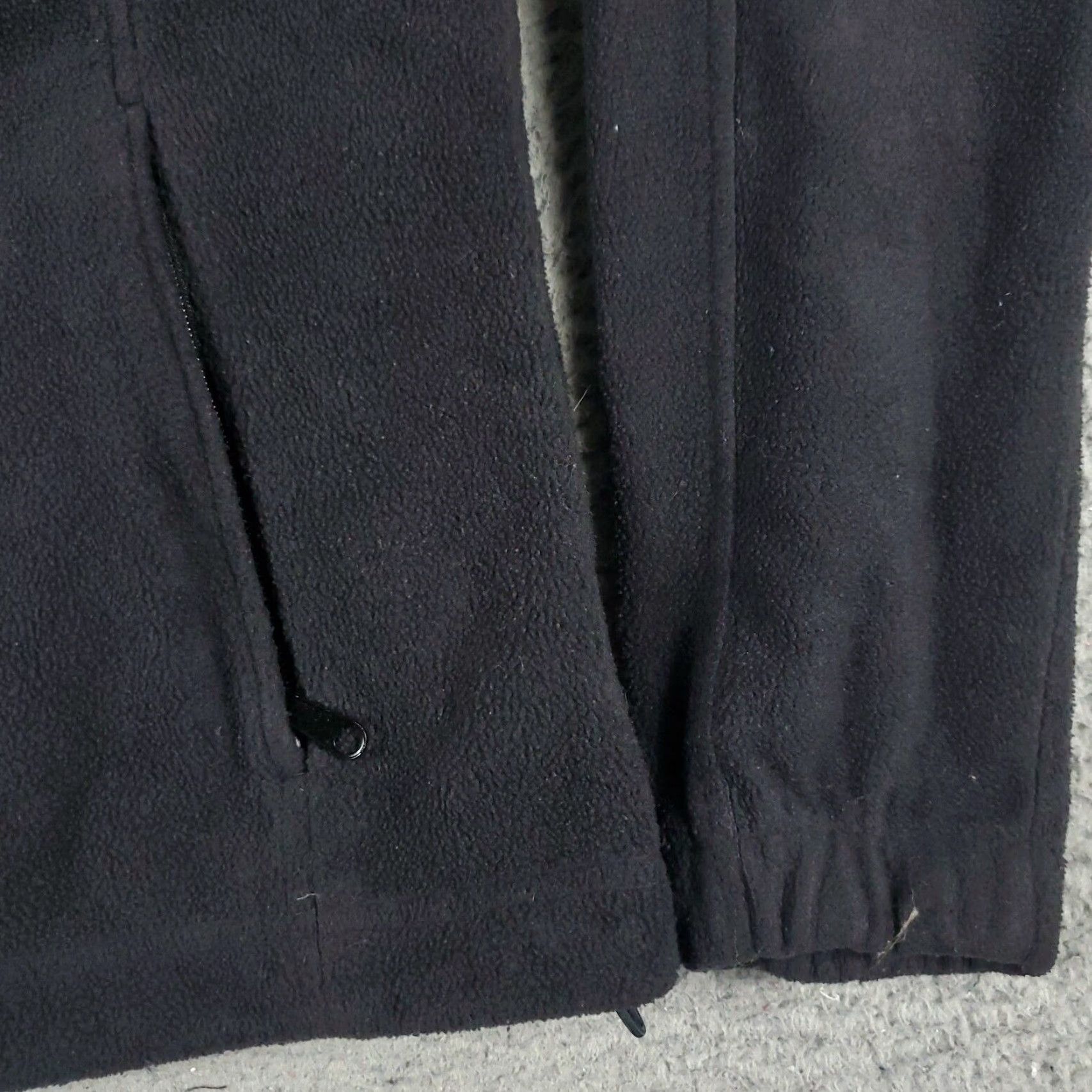 Vintage Columbia Jacket Womens XS Black Fleece Full Zip Up Sweater Sweatshirt Size XS / US 0-2 / IT 36-38 - 4 Thumbnail