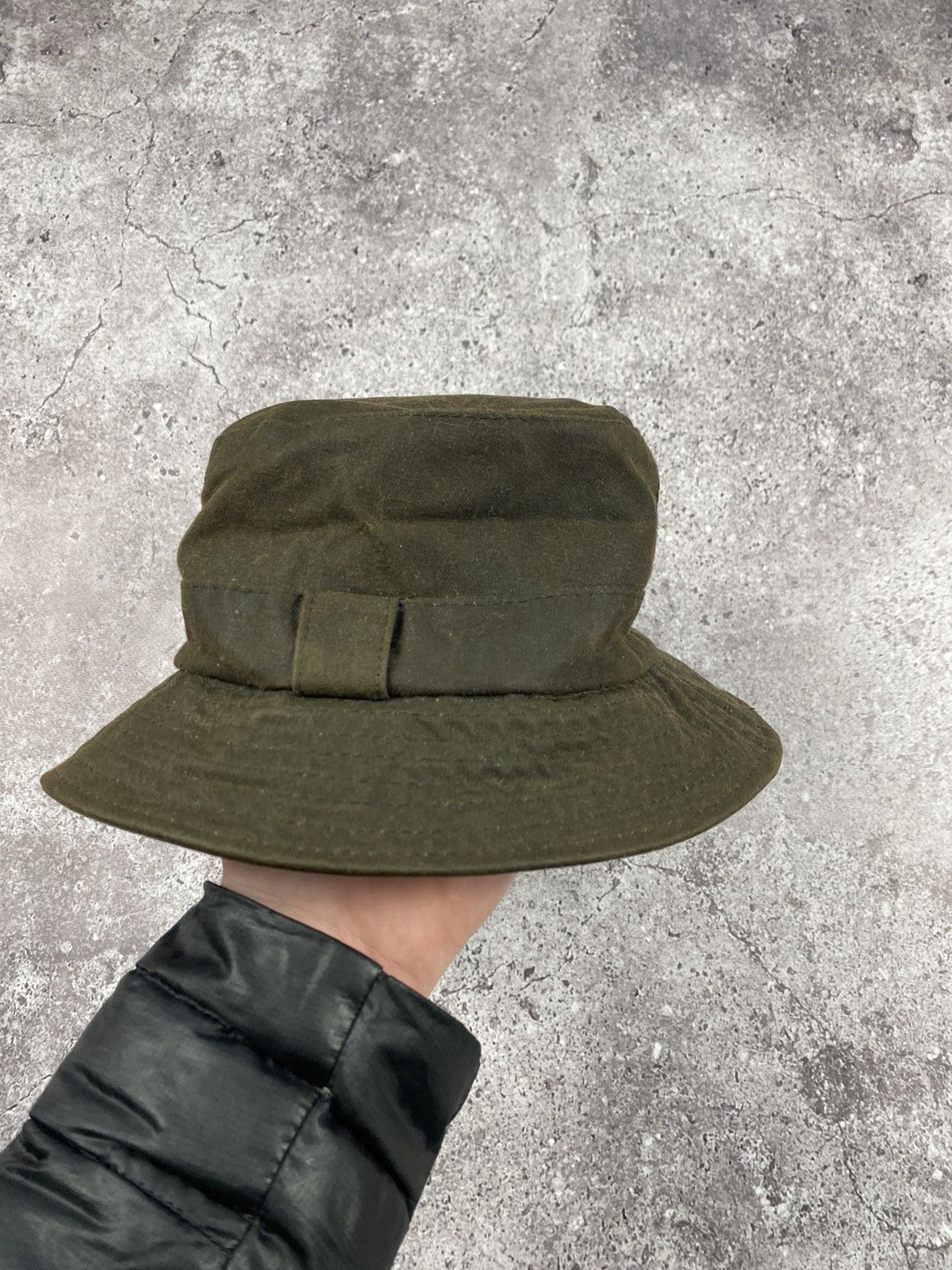 Barbour BARBOUR WAX SPORTS BUCKET HAT GREEN SIZE OS Size ONE SIZE - 3 Thumbnail