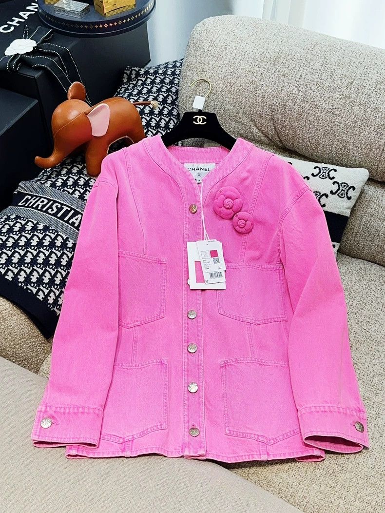 Chanel Chanel 21S spring and summer rose pink camellia four-pocke Size XS / US 0-2 / IT 36-38 - 1 Thumbnail