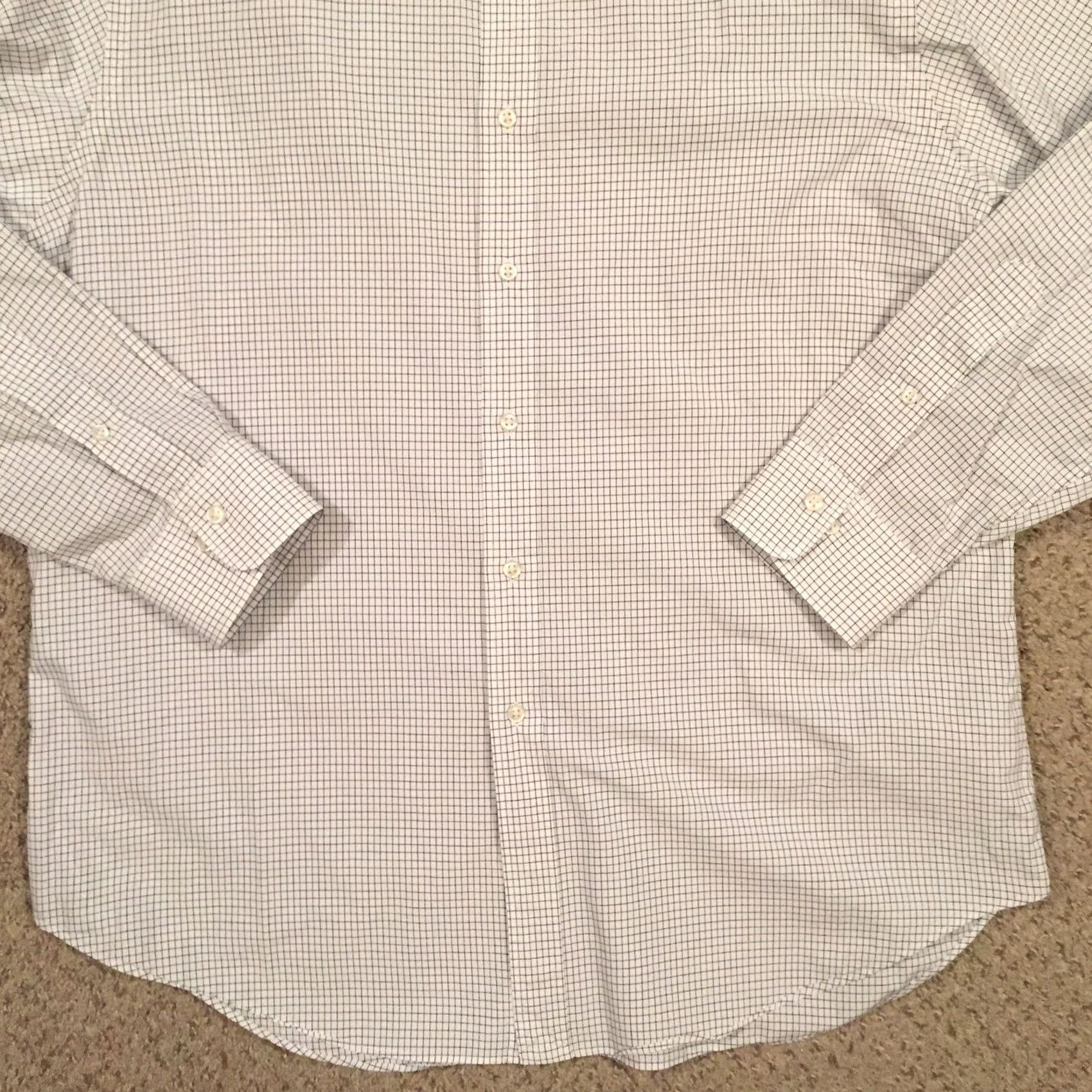Polo Ralph Lauren Polo Ralph Lauren Shirt Mens 17.5 Purple Gray Check Long Sleeve Button Up Size US XXL / EU 58 / 5 - 4 Thumbnail
