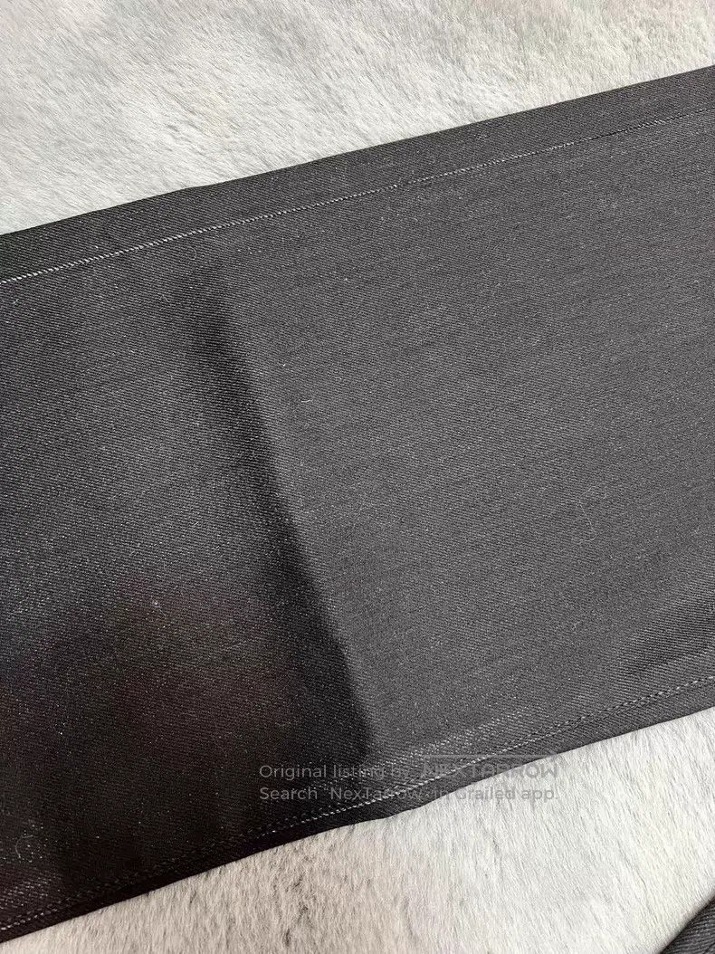 Saint Laurent Paris Saint Laurent Paris Black Straight Wide Leg Jeans Size US 29 - 7 Thumbnail