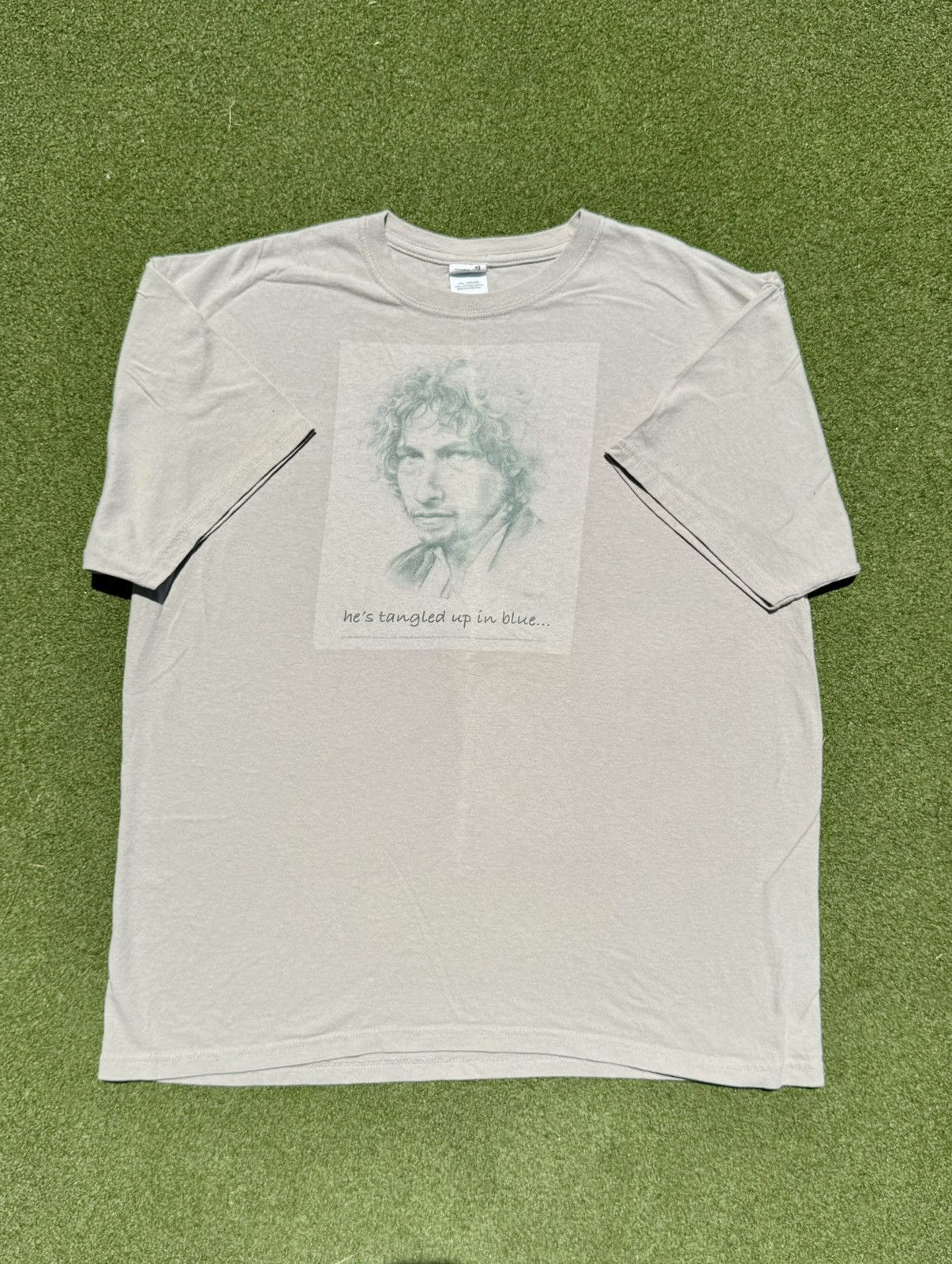 Band Tees × Vintage Bob Dylan Vintage Rock Portrait Art Band T-Shirt Size US XL / EU 56 / 4 - 1 Thumbnail