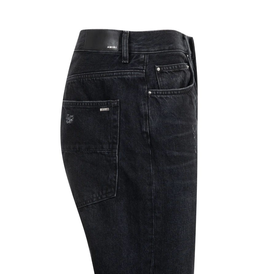 Amiri o1h1sh10525 Released Hem Jeans in Black Size US 30 / EU 46 - 3 Thumbnail