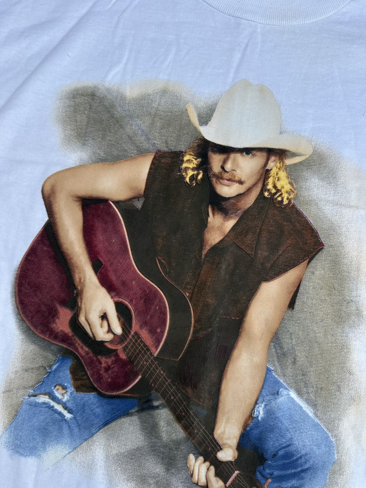 Tultex Vintage Alan Jackson Shirt Size US XL / EU 56 / 4 - 5 Thumbnail