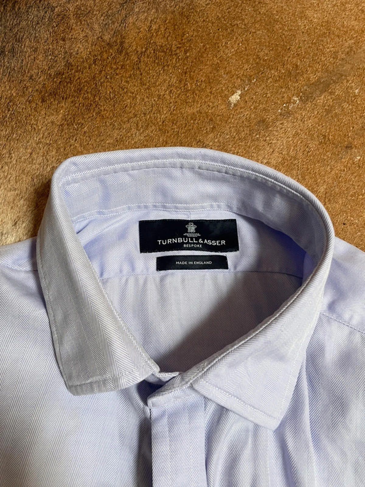 Turnbull & Asser Turnbull & asser bespoke shirt Size US L / EU 52-54 / 3 - 2 Thumbnail