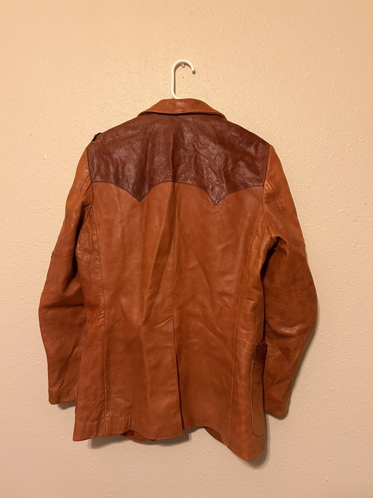 Adler × Vintage Mens vintage western leather jacket Size US M / EU 48-50 / 2 - 2 Thumbnail