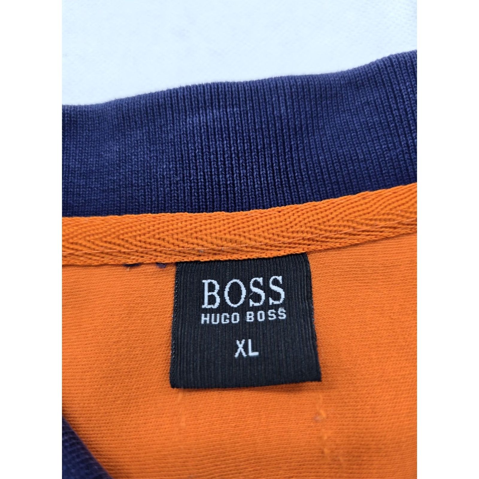 Hugo Boss Hugo Boss XL Dark Blue Diamond Cotton Polo Shirt Short Sleeve Men Size US XL / EU 56 / 4 - 3 Thumbnail