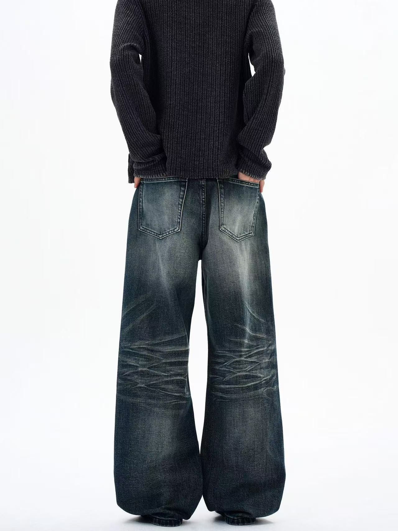 Jean American street blue whisker cleanfit jeans men's straight Size US 32 / EU 48 - 5 Thumbnail
