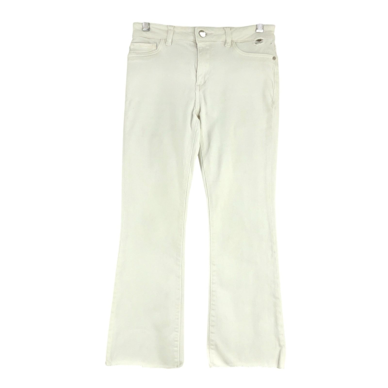 DL1961 DL1961 Size 27 Jeans Bridget Cropped Boot Midrise White Size 28" / US 6 / IT 42 - 1 Thumbnail