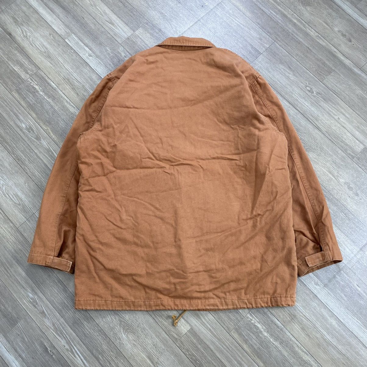 Japanese Brand Vintage Kearney House Quilted Work Jacket Canvas Rust Brown Size US L / EU 52-54 / 3 - 15 Thumbnail