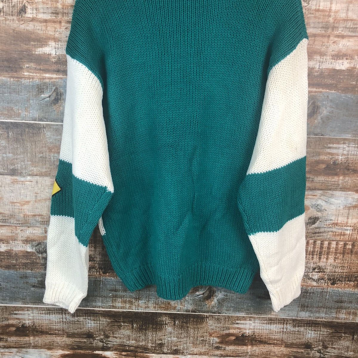 Homespun Knitwear Japan sportwear Green Knitwear sweatshirt #A2283 Size US M / EU 48-50 / 2 - 14 Thumbnail