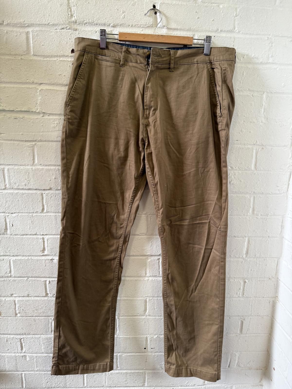 Michael Jackson Men's Casual Chinos - Tan Size US 32 / EU 48 - 1 Thumbnail