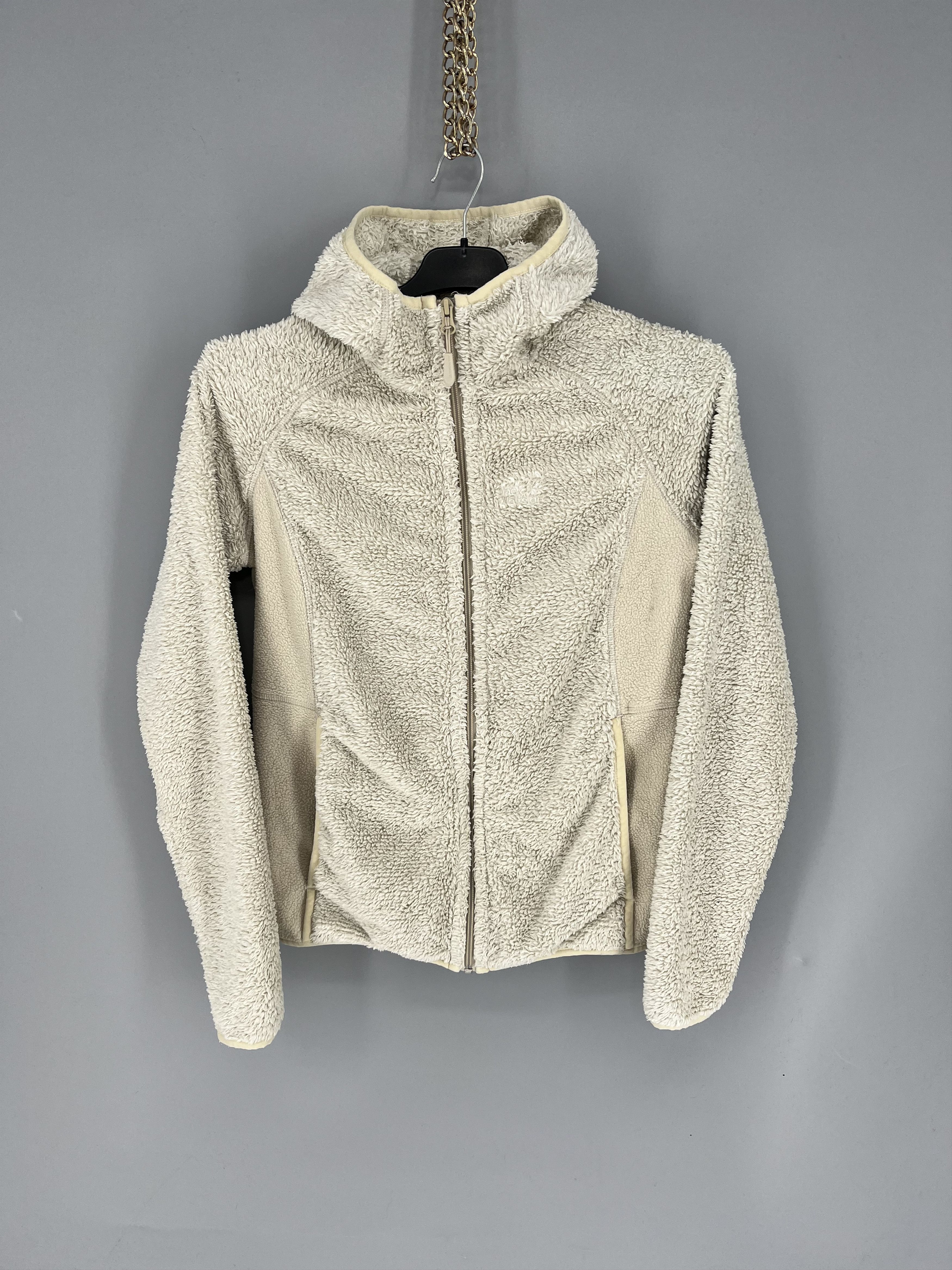 Jack Wolfskin Vintage Jack Wolfskin Big Paw Teddy Fleece Zip Hoodie Size S / US 4 / IT 40 - 1 Thumbnail