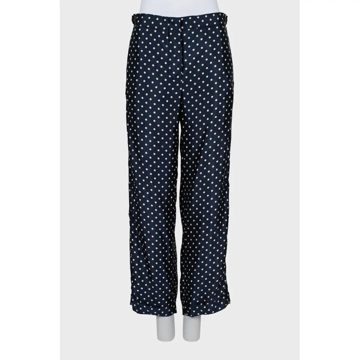 Louis Vuitton Louis Vuitton Silk pants Size 27" / US 4 / IT 40 - 1 Thumbnail