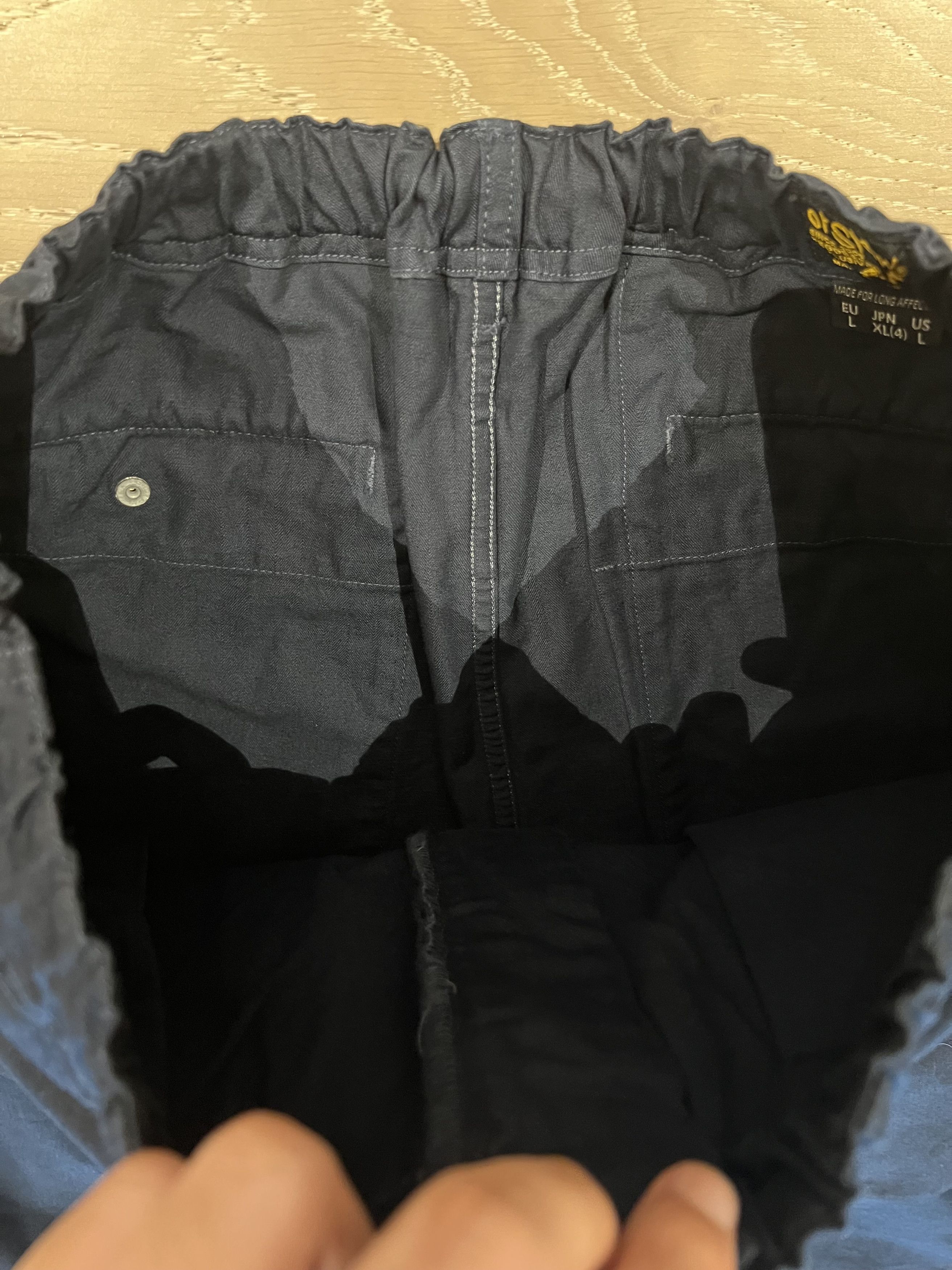 💚 Peggs & Son x Orslow Navy New Yorker Pant Size 4 NEW