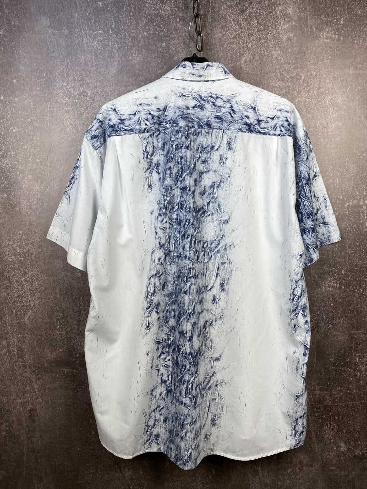Diesel Y2K Vintage Diesel Button Up Shirt Avant Garde Streetwear Size US XL / EU 56 / 4 - 2 Thumbnail