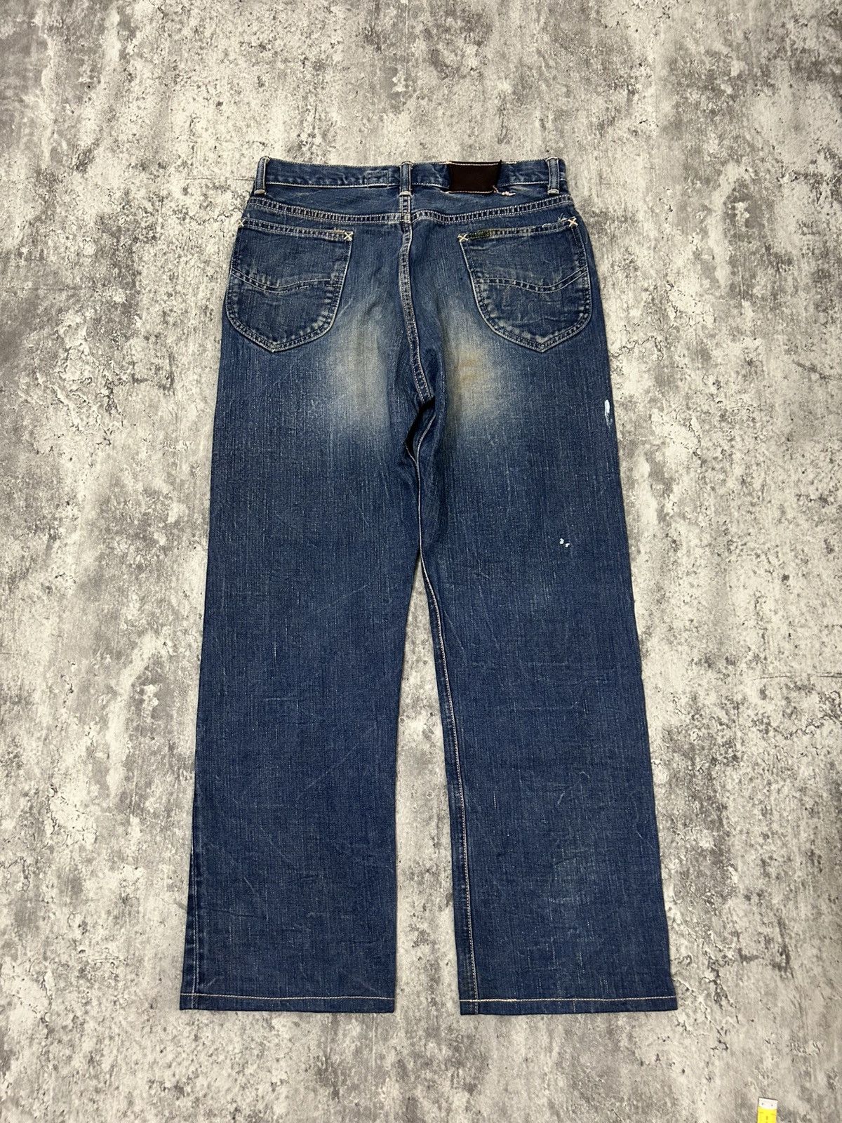 Lee Vintage Lee Riders X Okuda Japan Mud Wash Selvedge Jeans Size US 32 / EU 48 - 2 Thumbnail
