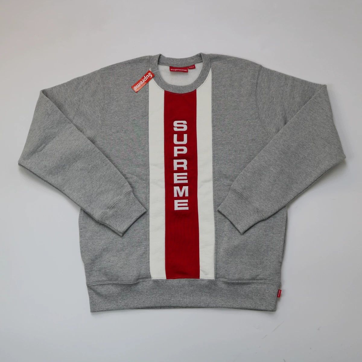 Supreme Supreme 17SS Vertical Logo Colorblock Hoodie Size US M / EU 48-50 / 2 - 1 Thumbnail
