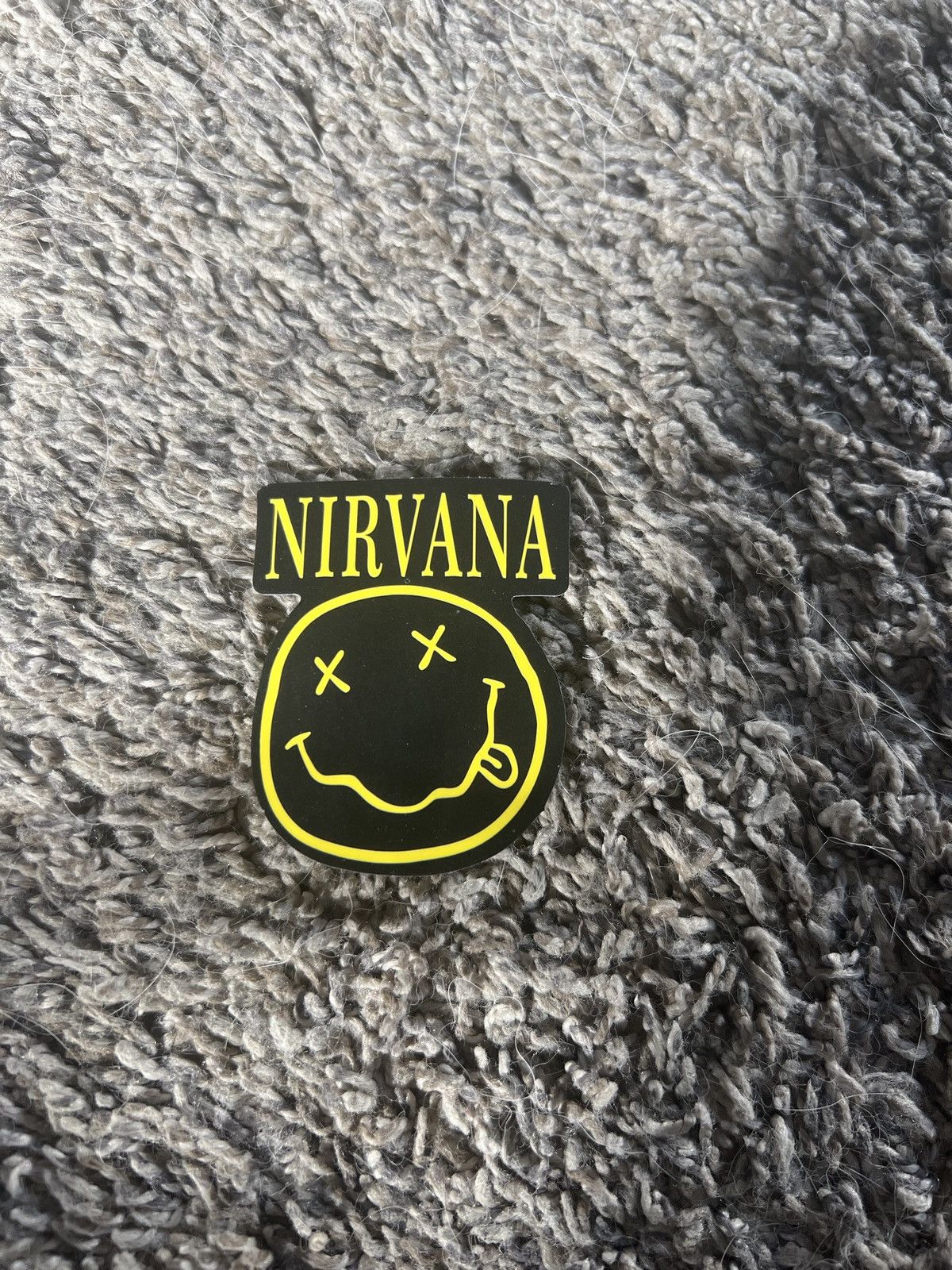 Band Tees × Nirvana Nirvana Smiley Face Sticker Size ONE SIZE - 1 Thumbnail