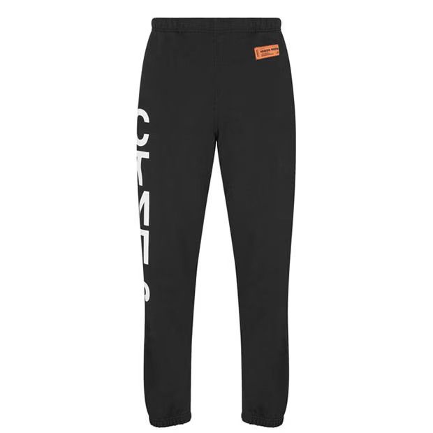 image of Heron Preston O1G2R1Mq0524 Sweatpants & Joggers In Black/white, Men's (Size 38)