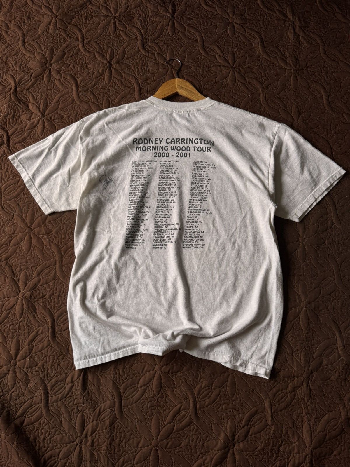 Band Tees Vintage Rodney carrington morning wood tour 2001 Size US XL / EU 56 / 4 - 3 Thumbnail