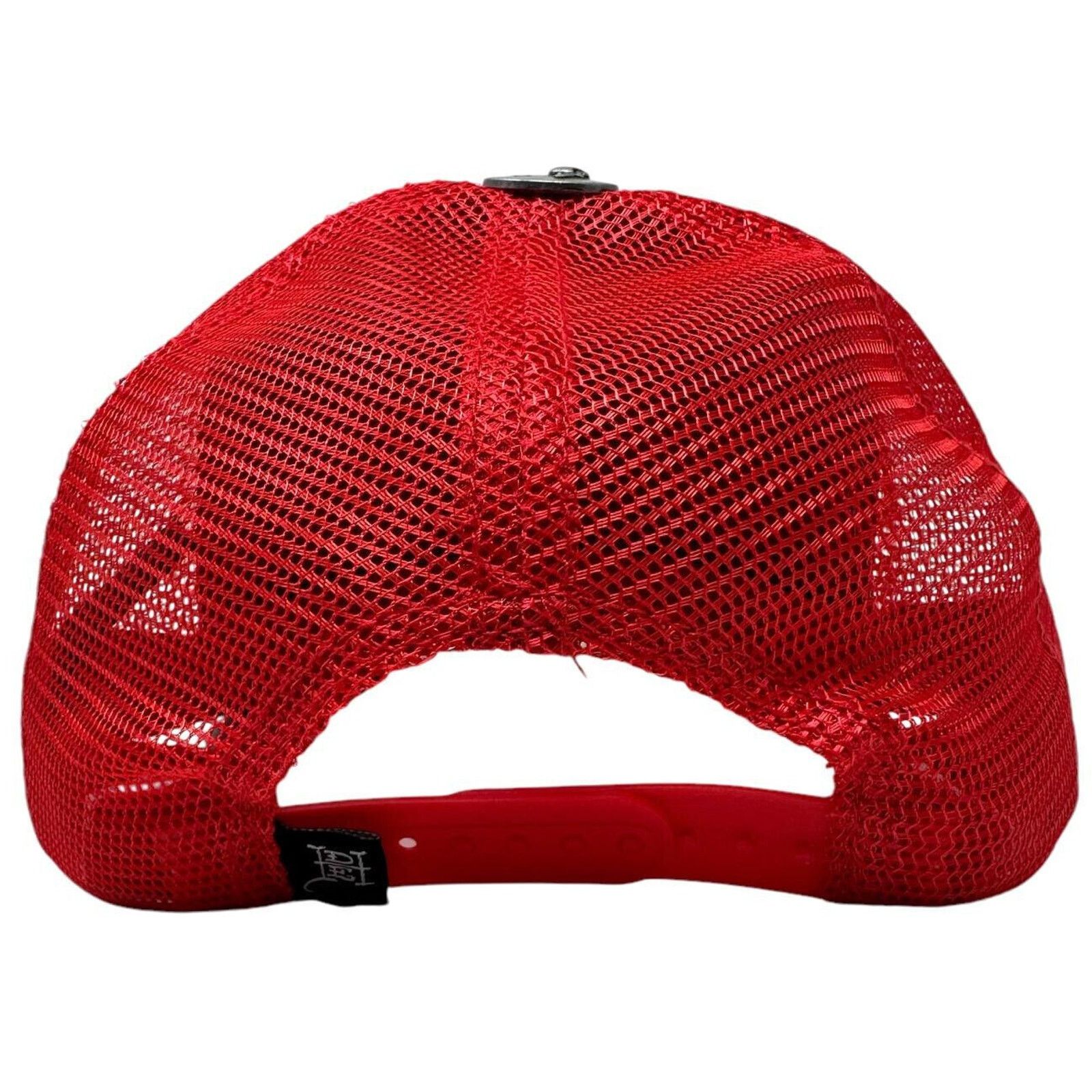 Ed Hardy Ed Hardy Trucker Hat Embroidered Tattoo Dragon Red Cap Size ONE SIZE - 5 Thumbnail