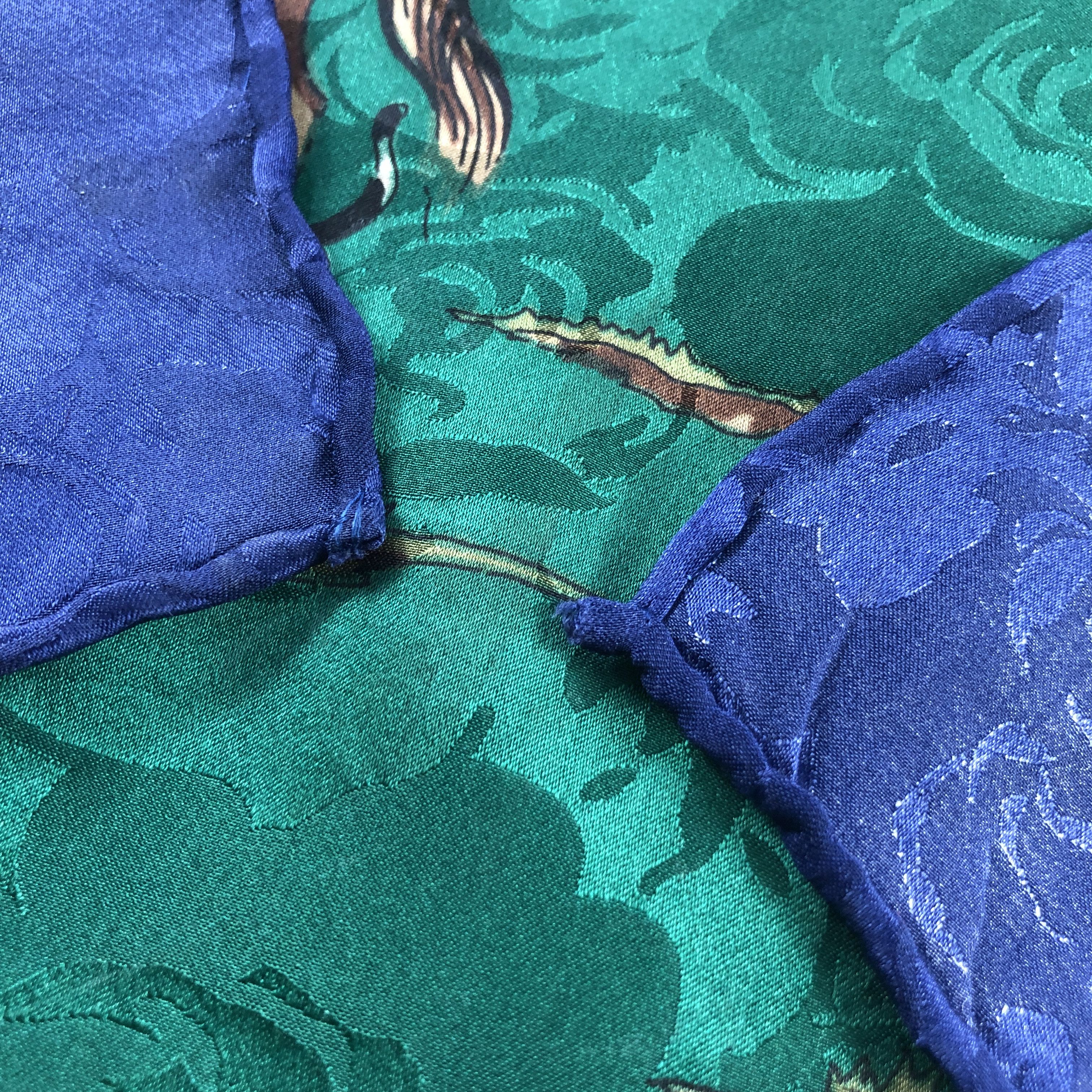 Japanese Brand Vintage Ivo Ruggeri Hand Rolled Silk Scarf M1333 Size ONE SIZE - 5 Thumbnail
