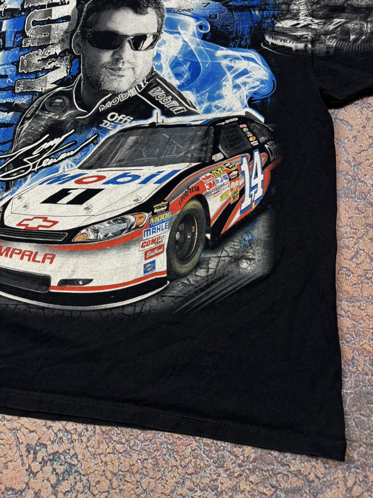 NASCAR Tony Stewart Vintage NASCAR T-Shirt Size US XXL / EU 58 / 5 - 4 Thumbnail
