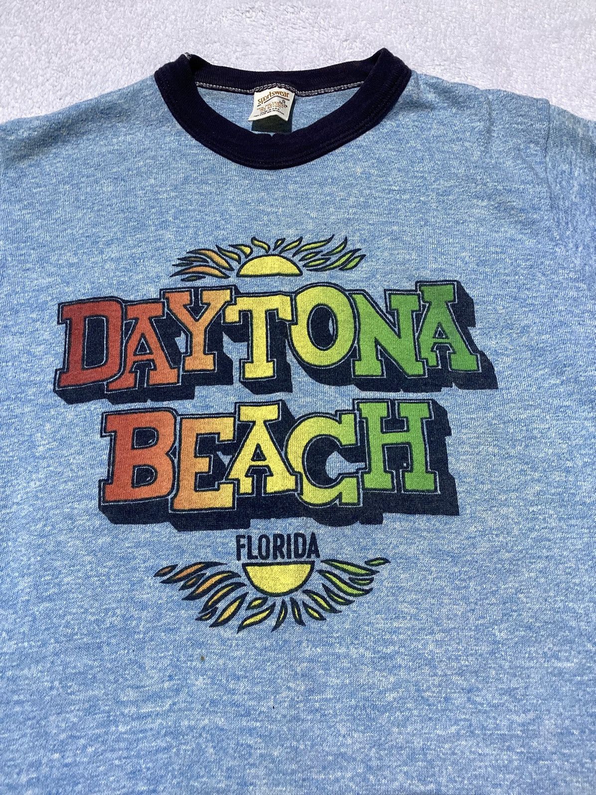 Other 70s/80s Daytona Beach Florida USA made true American Vtg tee Size US S / EU 44-46 / 1 - 2 Thumbnail