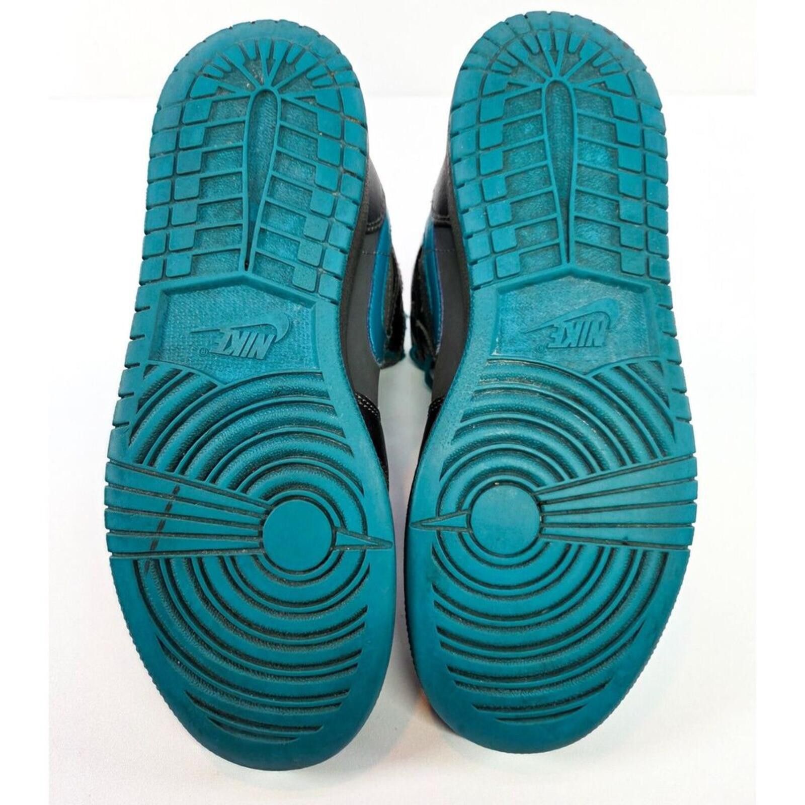 Nike Nike Air Jordan 1 Mid GG Metallic Dark Grey Teal 5.5Y / 7W Size US 5.5 / EU 38 - 4 Thumbnail