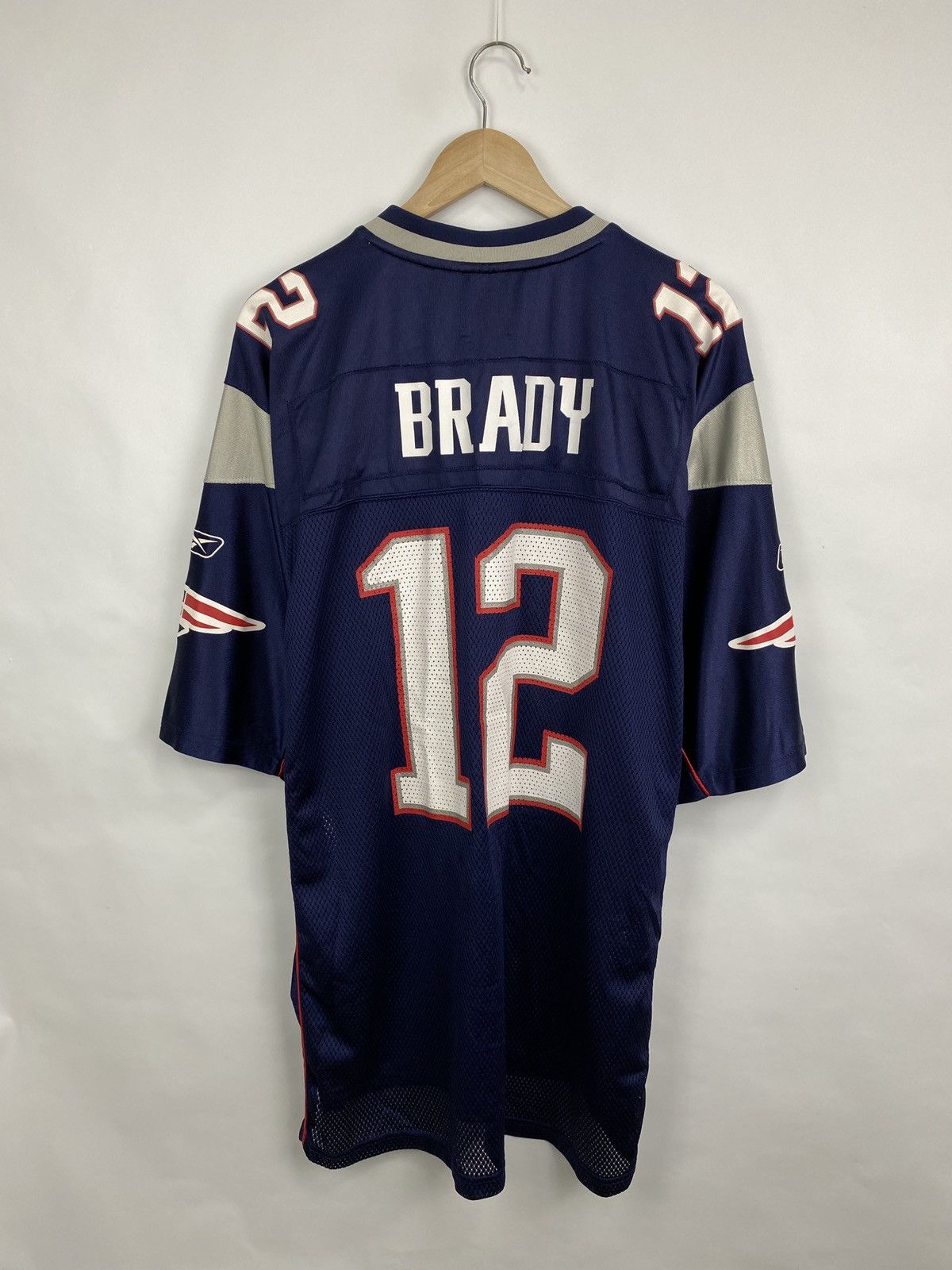 Reebok 🇺🇸 Vintage 90s NFL Patriots Reebok Brady Football Jersey Y2K Size US XL / EU 56 / 4 - 11 Thumbnail