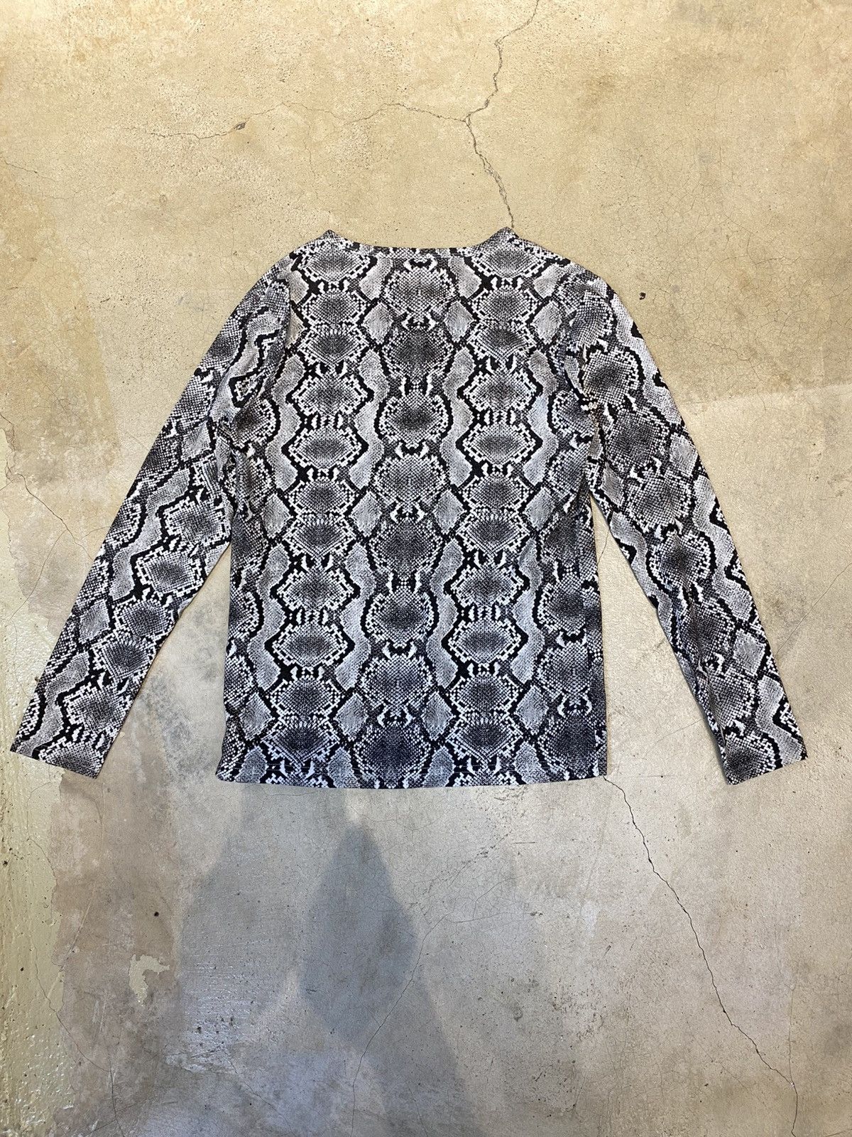 semanticdesign Semantic Design Skin Snake Pattern Longsleeve Size L / US 10 / IT 46 - 4 Thumbnail