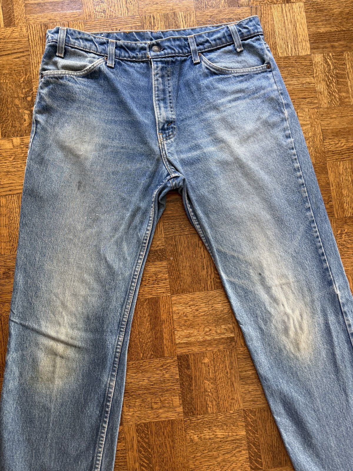 Levi's Vintage Levi's Orange Tab Faded Denim Jeans Size US 36 / EU 52 - 5 Thumbnail