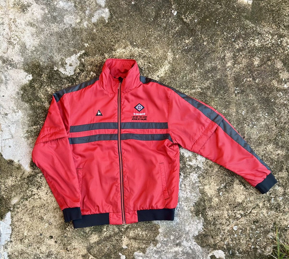 Japanese Brand × Vintage Lecoqsportif Golf Collection Nylon Zipper Jacket Size US L / EU 52-54 / 3 - 2 Thumbnail