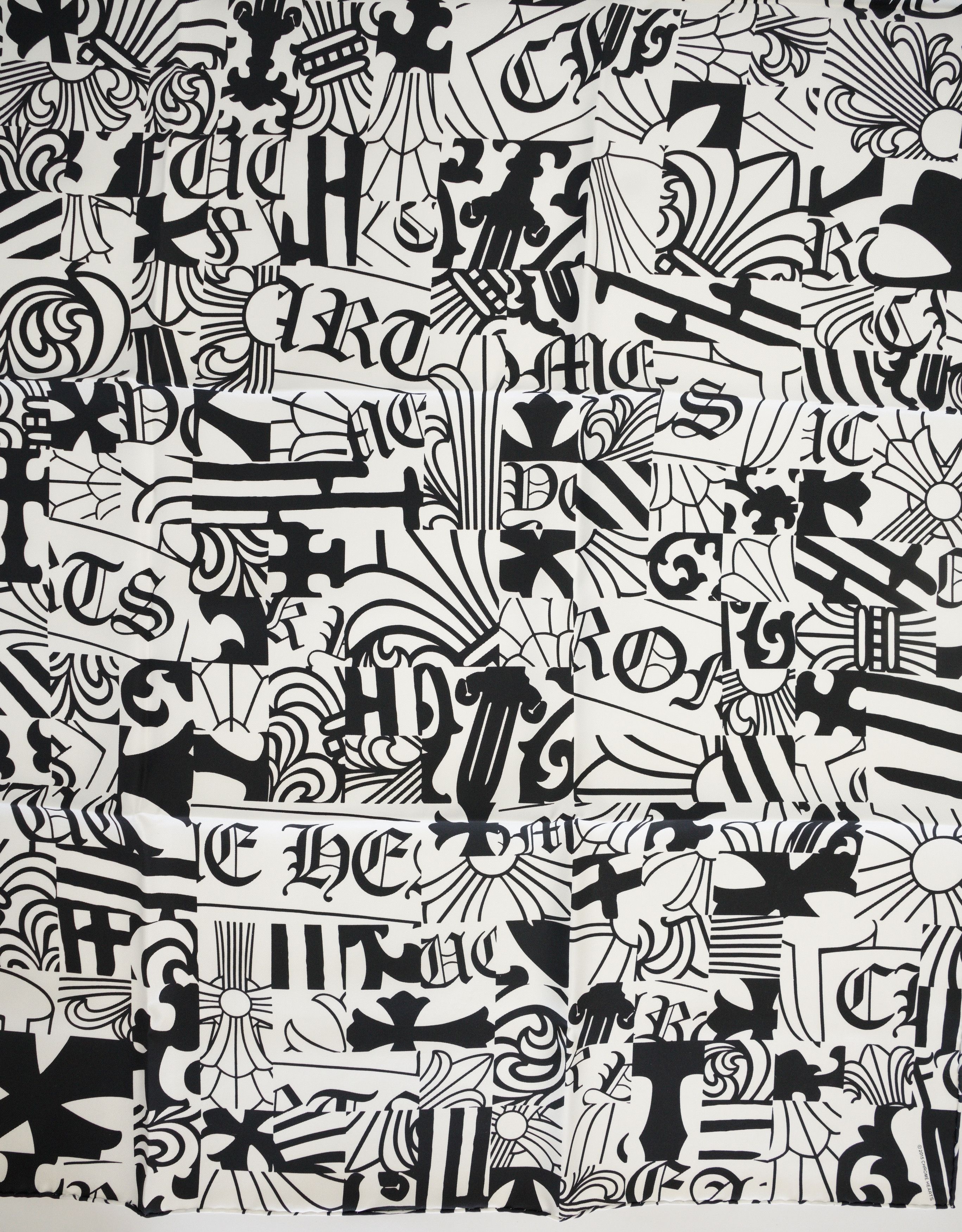 Chrome Hearts Chrome Hearts Multi Element Silk Scarf Size ONE SIZE - 4 Thumbnail