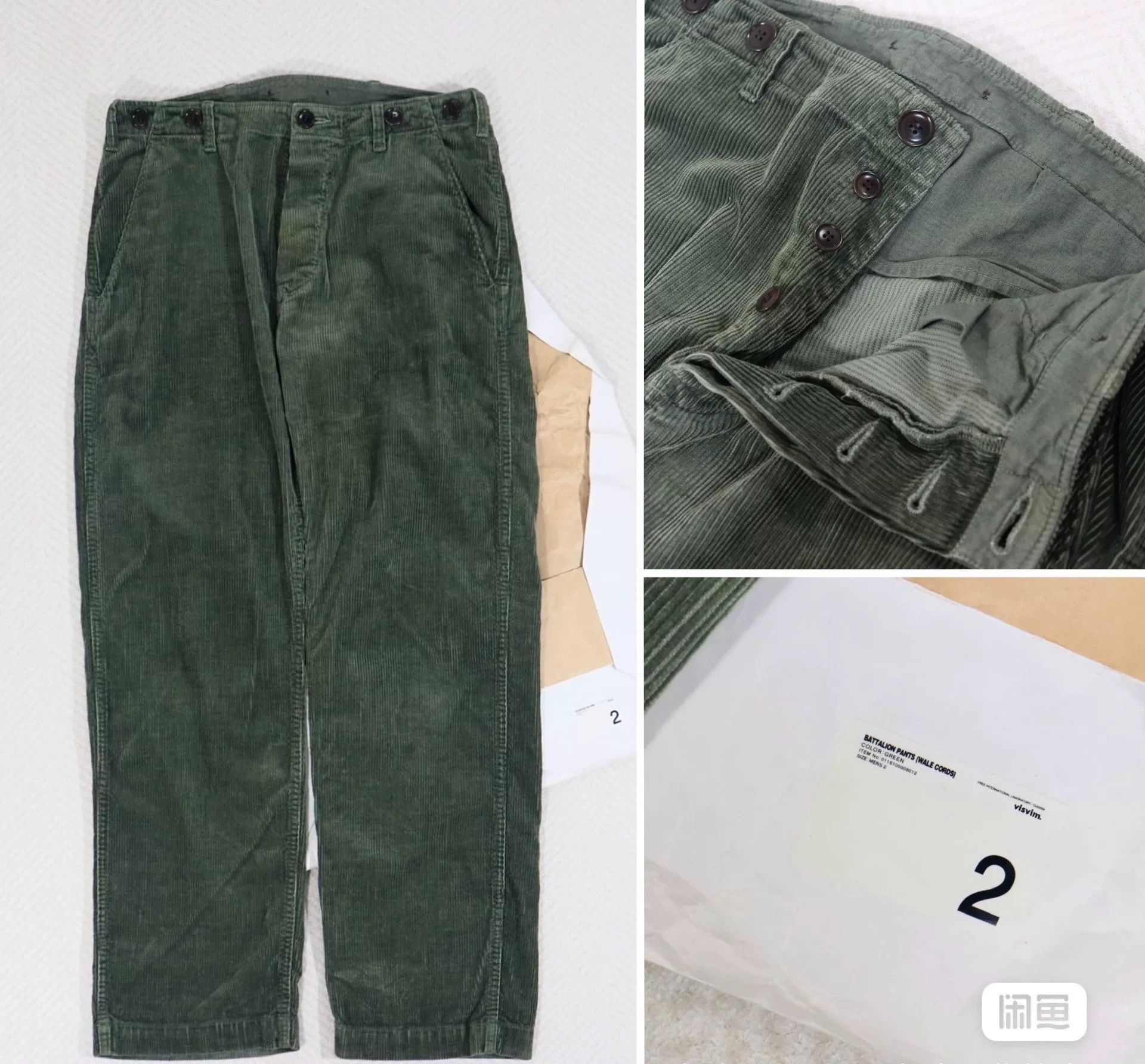 Visvim visvim Battalion Wale Corduroy Pants Size US 42 / EU 58 - 1 Thumbnail