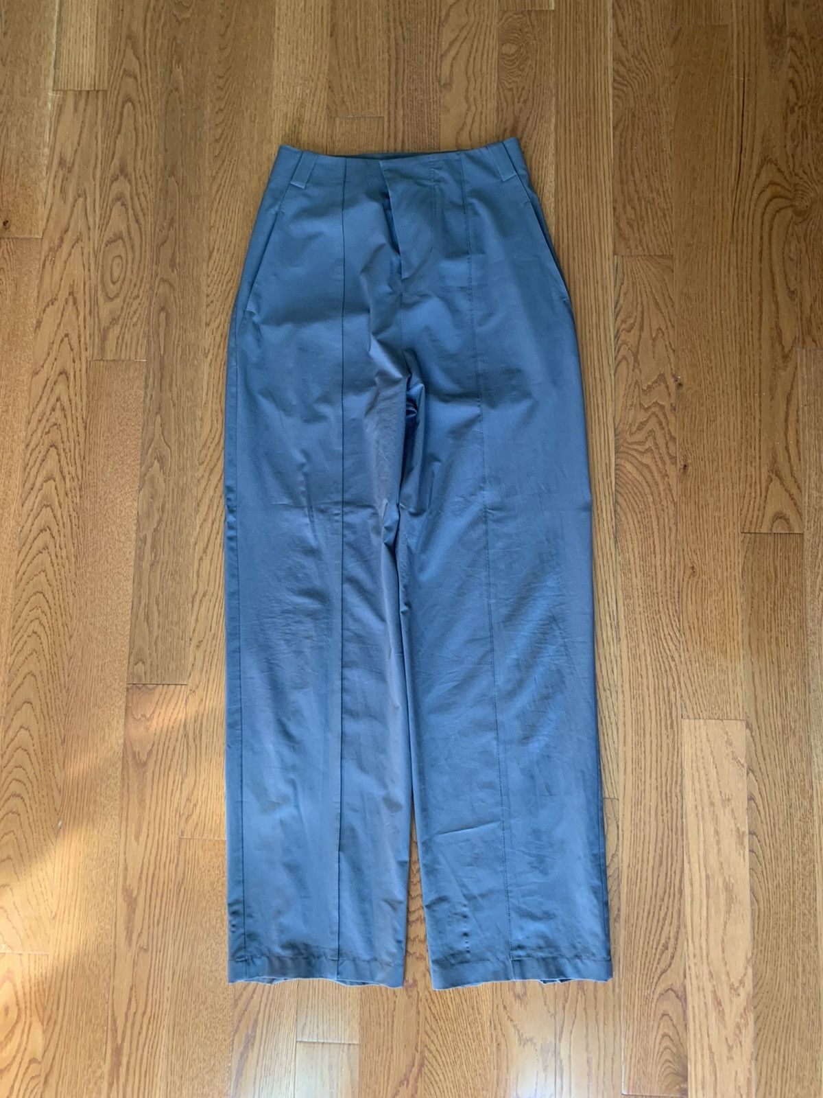 Hyein Seo Hyein Seo Grey Polyester Trousers Size US 30 / EU 46 - 1 Thumbnail